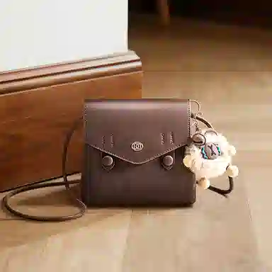 Red Dragonfly Coffee Square Shoulder Bag