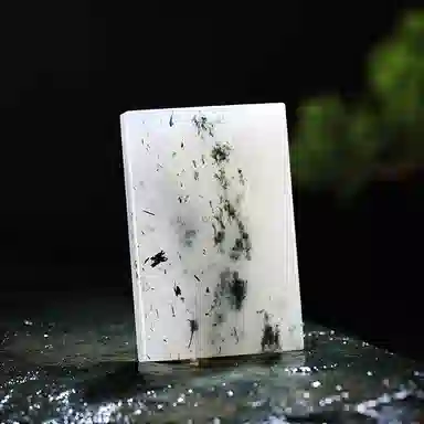 玉说 古风墨色点缀 韵味十足 独山玉 玉石吊坠 男女同款情侣款