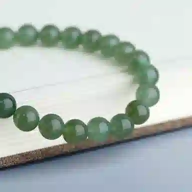 玉说 国风春意盎然冰油青 和田玉 手串 女款 青玉