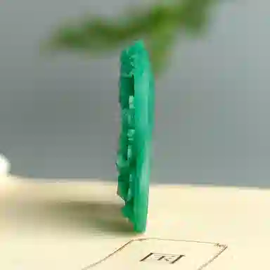 玉说 国风花鸟牌牡丹花绶带鸟富贵平安 独山玉 吊坠 男女同款情侣款