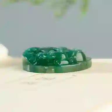 玉说 国潮大肚佛天蓝满绿大佛公 独山玉 吊坠 男女同款情侣款