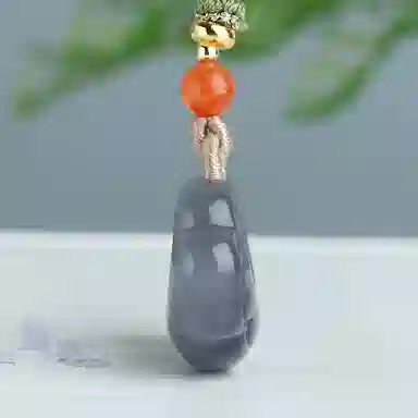 玉说 平安如意锁 和田玉 和田玉吊坠 女款 青白玉