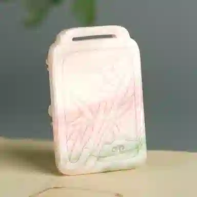 玉说 国风牡丹花芙蓉红花开富贵 独山玉 吊坠 男女同款情侣款