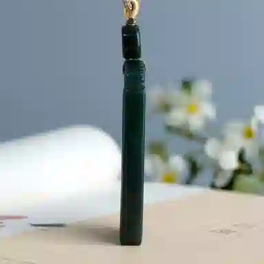 玉说 国风祥云纹饰 平安是真 无事既福 和田玉 吊坠 男女同款情侣款 青玉