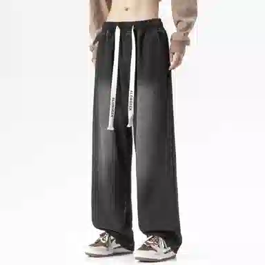 ALORGEEK Wide Leg Denim Pants