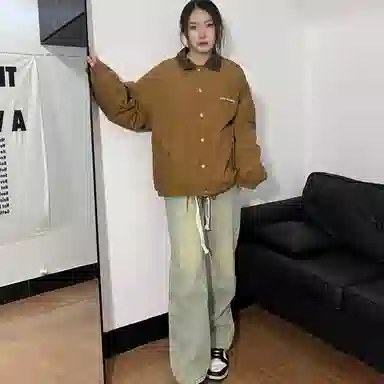 ALORGEEK Wide Leg Denim Pants