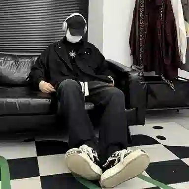 ALORGEEK Wide Leg Denim Pants