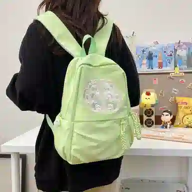 巴朗熊 国风新中式刺绣设计 尼龙 双肩包 男女同款情侣款 多色