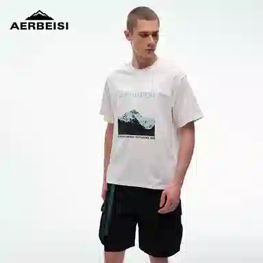 阿尔卑斯 户外登山机能风日系撞色腰带休闲短裤 男款