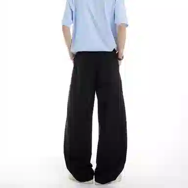 Jungle Panda Banana Curved Pants