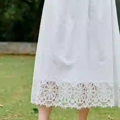 茵曼 宽松中腰适中休闲长裙 女款