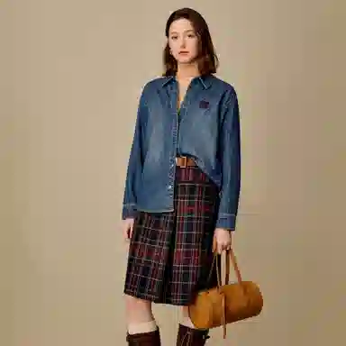 茵曼 时尚舒适休闲衬衫 女款