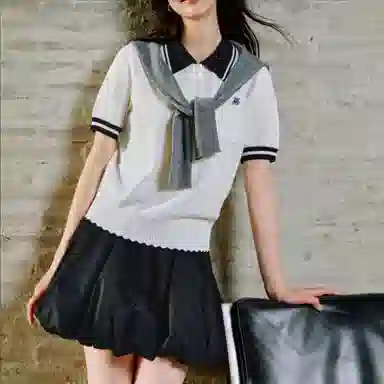 茵曼 简约舒适百搭针织衫 女款