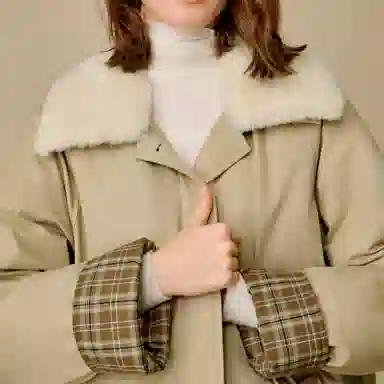 茵曼 舒适简约百搭羽绒服 女款