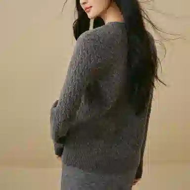 茵曼 百搭通勤简约针织衫 女款