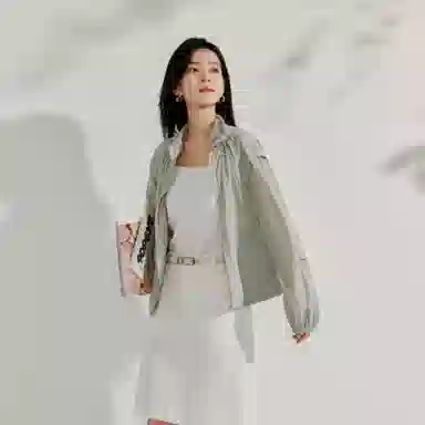 茵曼 茵曼自然凉宽松空调衫截短外套 女款