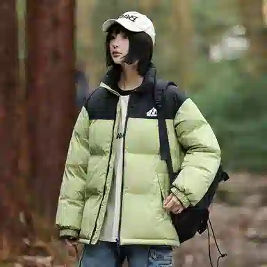 木林森 户外防风防泼水立领长袖舒适面包棉服 男女同款