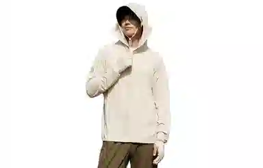 木林森 连帽百搭纯色舒适长袖防晒服 男女同款