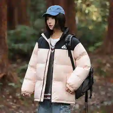 木林森 户外防风防泼水立领长袖舒适面包棉服 男女同款