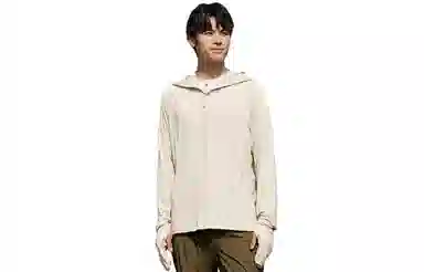 木林森 连帽百搭纯色舒适长袖防晒服 男女同款