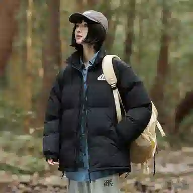 木林森 户外防风防泼水立领长袖舒适面包棉服 男女同款