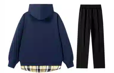 Stillslow Retro Stripe Zip Hoodie Set