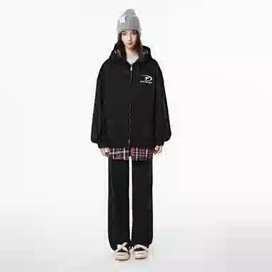 Stillslow Retro Stripe Zip Hoodie Set