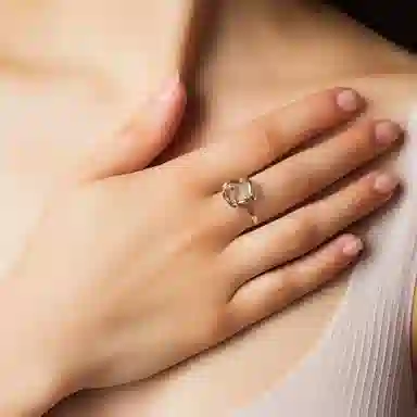 耳语 极光律动系列编织小众设计 合金 戒指 女款