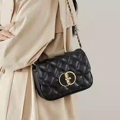 Cinvai&Krose Classic Quilted Bag Black/Ivory