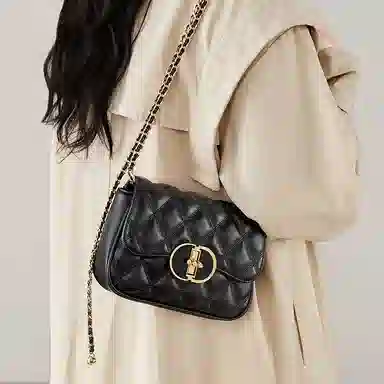 Cinvai&Krose Classic Quilted Bag Black/Ivory