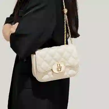 Cinvai&Krose Classic Quilted Bag Black/Ivory