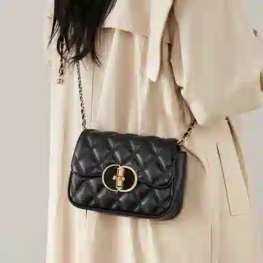Cinvai&Krose Classic Quilted Bag Black/Ivory