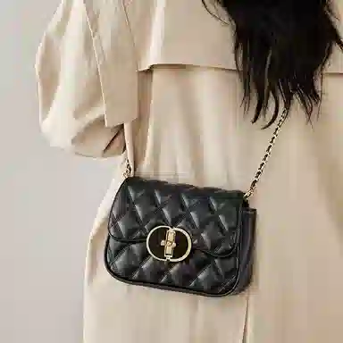 Cinvai&Krose Classic Quilted Bag Black/Ivory