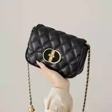 Cinvai&Krose Classic Quilted Bag Black/Ivory