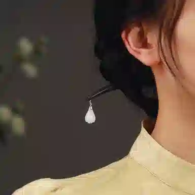 游思集 木兰吟 新中式国风设计檀木 木作 发簪 女款 黑檀