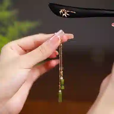 游思集 和盈 新中式竹节 发簪 女款