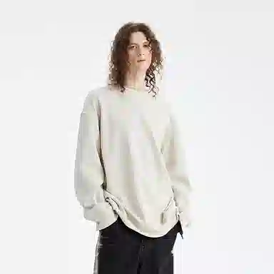 Organic Emotion Double Layer Hollow Sweatshirt