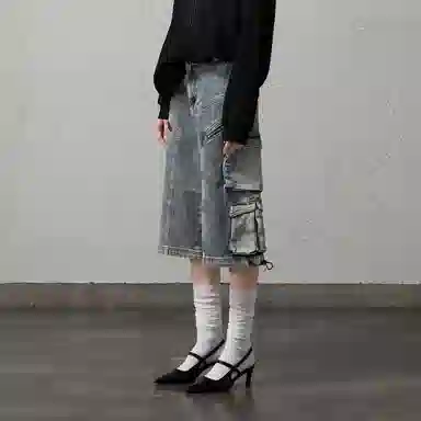 Organic Emotion Vintage Washed Denim Pants