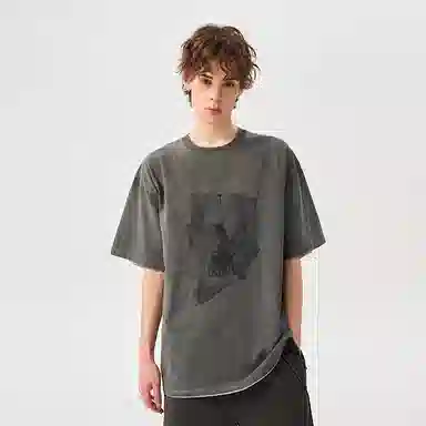 Organic Emotion Vintage Washed Grey Tee