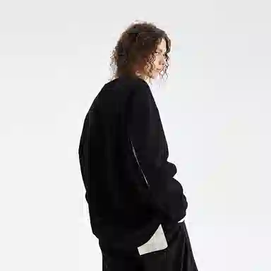 Organic Emotion Double Layer Hollow Sweatshirt