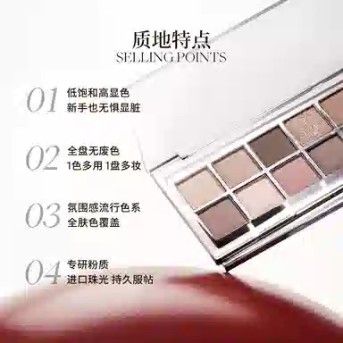酵色 十二色 眼影盘 易上色持久不晕染不脱妆不卡粉气色 通勤日常