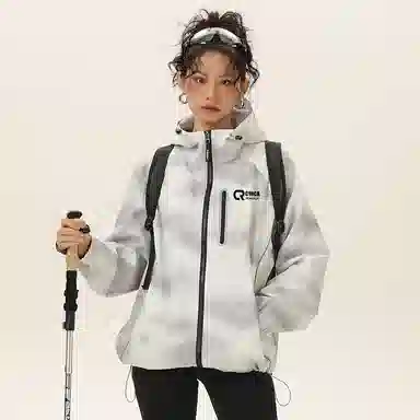 C1RCA Mountain Outdoor Tie-Dye Windbreaker Jacket