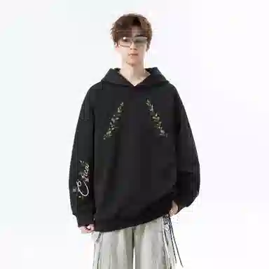 C1RCA Boxy Floral Embroidered Sweatshirt