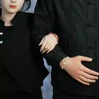 北隐 守护饺子龙  梨花落 小众轻奢 琉璃 手链 女款