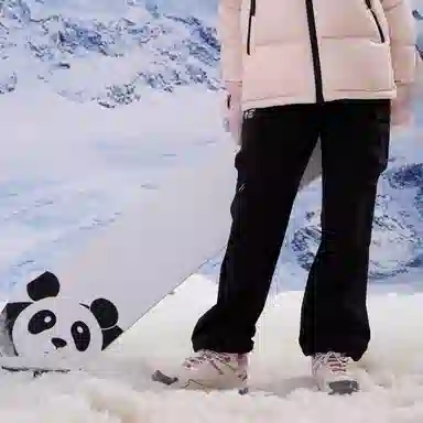 熊猫 山系户外时尚直筒多口袋休闲裤 女款