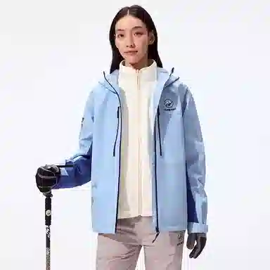 熊猫  自在玩系列 户外徒步硬核防护防水透湿防风耐磨蓄温保暖抓绒内胆透气  徒步户外远足 防水防风透气耐磨保暖冲锋衣 男女同款