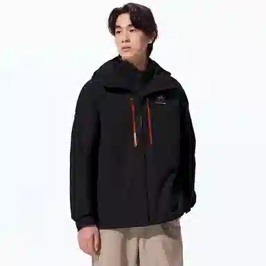 熊猫  自在玩系列 户外徒步硬核防护防水透湿防风耐磨蓄温保暖抓绒内胆透气  徒步户外远足 防水防风透气耐磨保暖冲锋衣 男女同款