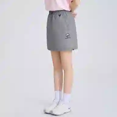 熊猫 自在玩系列 山系户外速干防晒工装风纯色百搭休闲短裙 女款