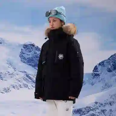 熊猫 山系户外舒适保暖工装羽绒服 男女同款