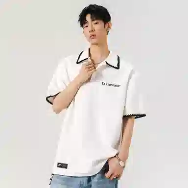 LA'T.WEEKEND cleanfitLogoPolo